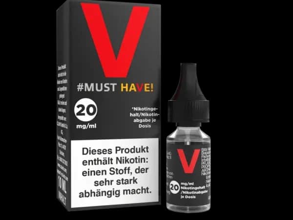 Must Have - Nikotinsalz Liquid - V (Packung: 1er Packung / Stärke: 20 mg/ml / Geschmack: V) (795,00 EUR / liter)