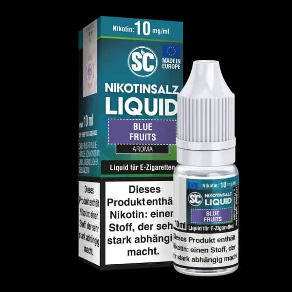 SC - Blue Fruits - E-Zigaretten Nikotinsalz Liquid 20 mg/ml (Packung: 1er Packung / Stärke: 10 mg/ml) (795,00 EUR / liter)