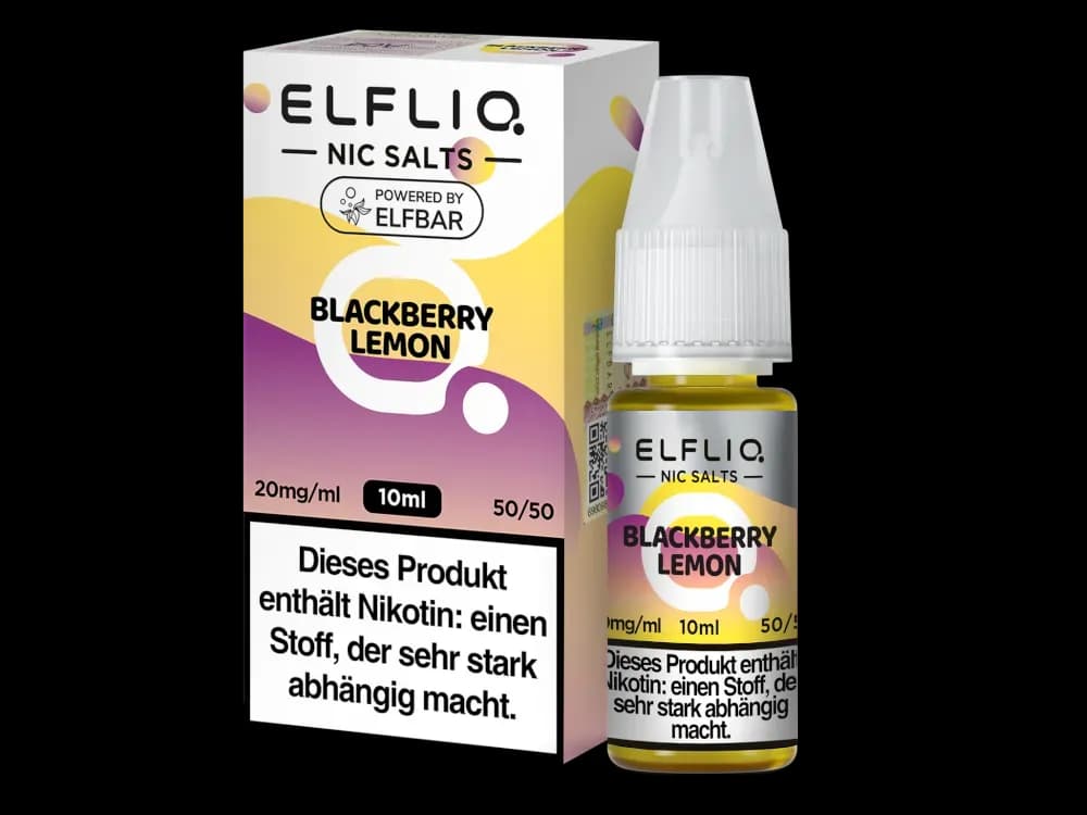 ELFLIQ - Blackberry Lemon - Nikotinsalz Liquid (Packung: 1er Packung / Stärke: 20 mg/ml) (995,00 EUR / liter)