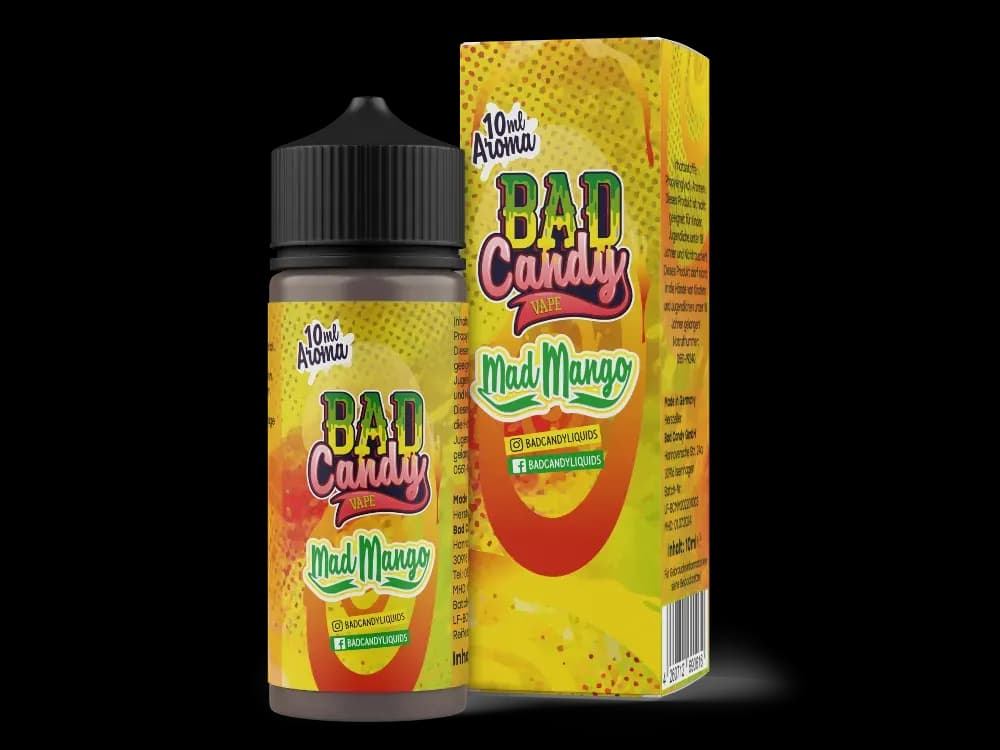 Bad Candy Liquids - Aroma Mad Mango 10ml (Packung: 1er Packung) (1495,00 EUR / liter)