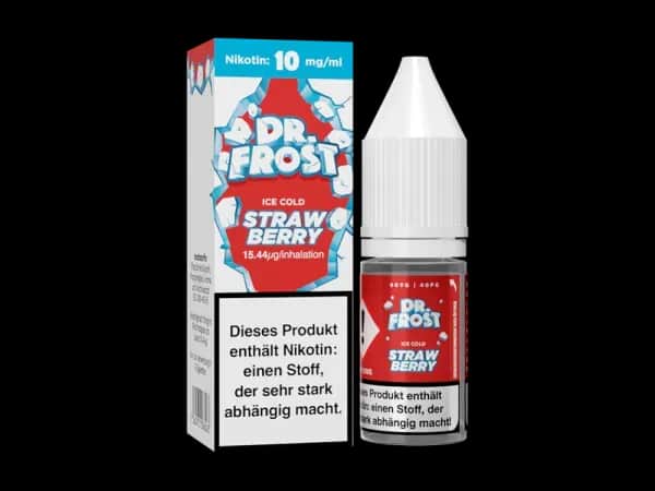 Dr. Frost - Ice Cold - Nikotinsalz Liquid - Strawberry (Packung: 1er Packung / Stärke: 20 mg/ml / Geschmack: Strawberry) (895,00 EUR / liter)