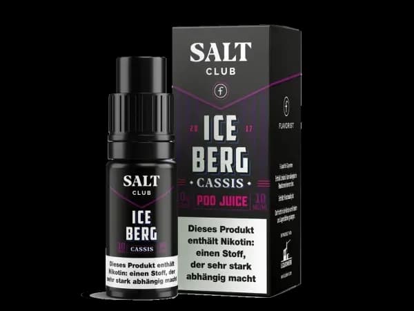 Salt Club - Flavorist Iceberg - Nikotinsalz Liquid - Cassis (Packung: 1er Packung / Stärke: 20 mg/ml / Geschmack: Cassis) (895,00 EUR / liter)