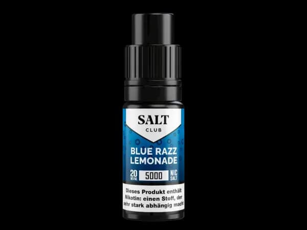 Salt Club - 5000 - Nikotinsalz Liquid 20 mg/ml - Blue Razz Lemonade (Packung: 1er Packung / Stärke: 20 mg/ml / Geschmack: Blue Razz Lemonade)...