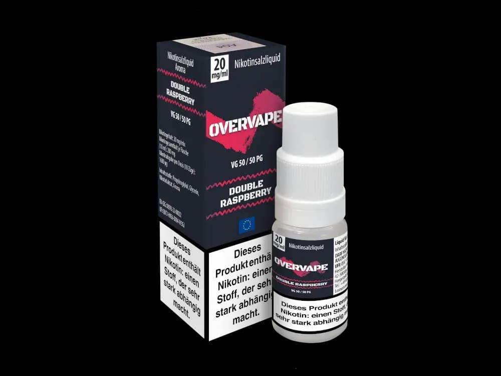 Overvape - Nikotinsalz Liquid - Double Raspberry (Packung: 1er Packung / Stärke: 20 mg/ml / Geschmack: Double Raspberry) (695,00 EUR / liter)