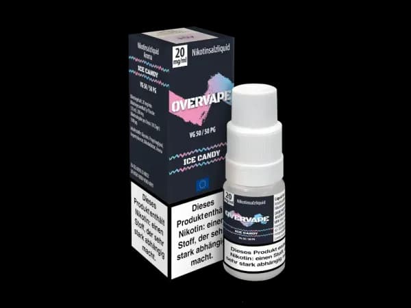 Overvape - Nikotinsalz Liquid - Ice Candy (Packung: 1er Packung / Stärke: 20 mg/ml / Geschmack: Ice Candy) (695,00 EUR / liter)