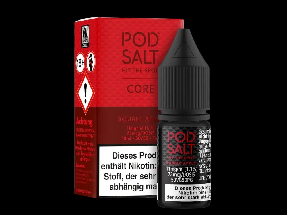 Pod Salt Core - Double Apple - Nikotinsalz Liquid (Packung: 1er Packung / Stärke: 11 mg/ml) (995,00 EUR / liter)