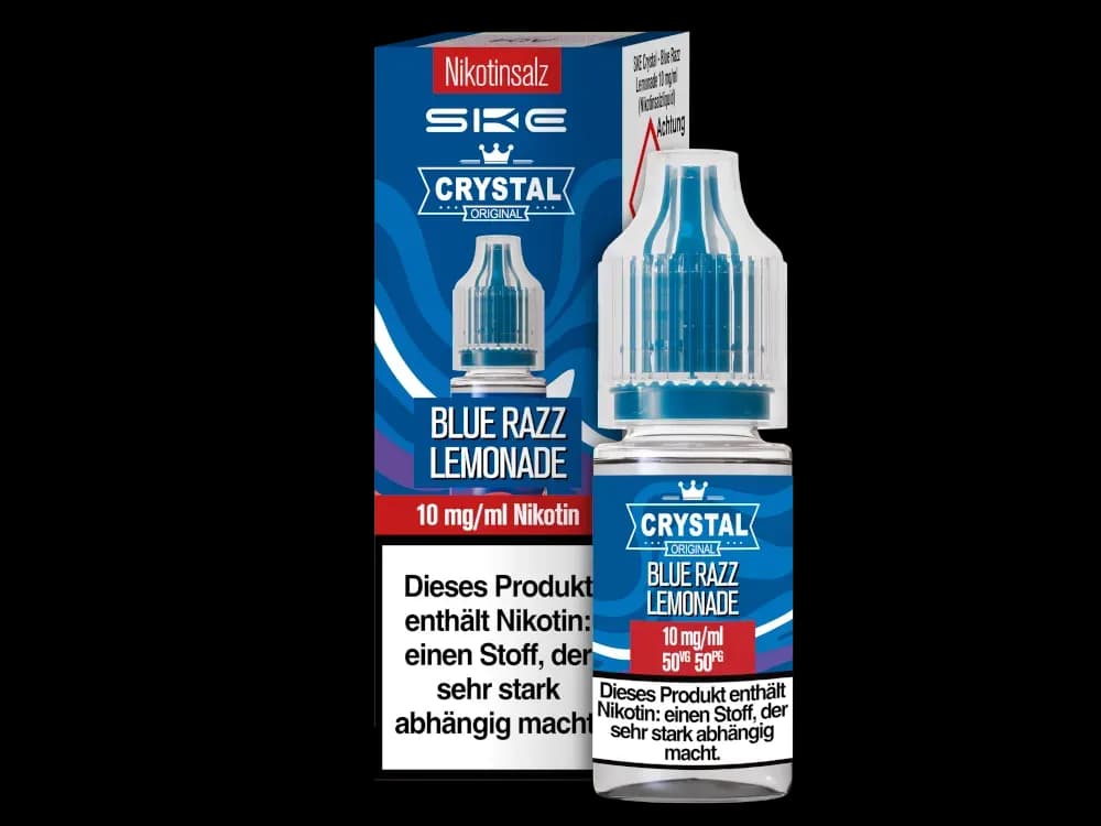 SKE - Crystal - Nikotinsalz Liquid - Blue Razz Lemonade (Packung: 1er Packung / Stärke: 10 mg/ml / Geschmack: Blue Razz Lemonade) (895,00 EUR / liter)
