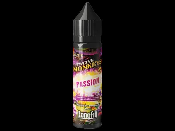 Twelve Monkeys - Longfills 10ml - Passion (Packung: 1er Packung / Geschmack: Passion) (1495,00 EUR / liter)