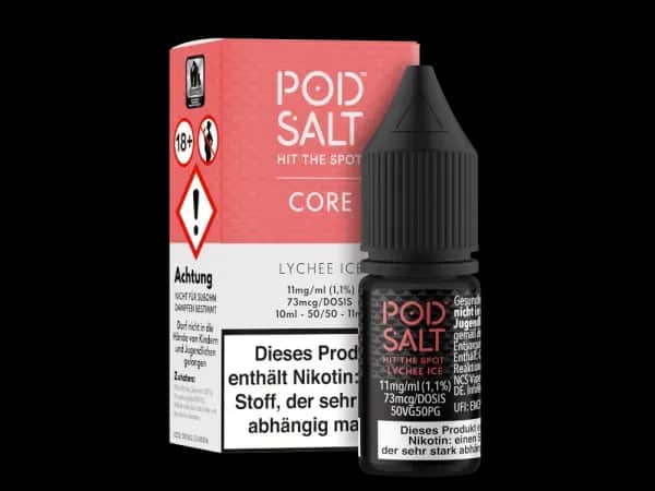 Pod Salt Core - Lychee Ice - Nikotinsalz Liquid (Packung: 1er Packung / Stärke: 11 mg/ml) (995,00 EUR / liter)