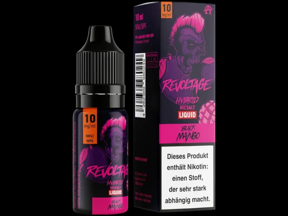Revoltage - Tobacco Gold - Hybrid Nikotinsalz Liquid - Black Mango (Packung: 1er Packung / Stärke: 10 mg/ml / Geschmack: Black Mango) (995,00 EUR /...
