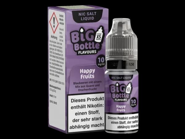 Big Bottle - Happy Fruits - Nikotinsalz Liquid (Packung: 1er Packung / Stärke: 20 mg/ml) (795,00 EUR / liter)