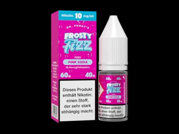 Dr. Frost - Frosty Fizz - Blue Slush - Nikotinsalz Liquid 20mg/ml - Pink Soda (Packung: 1er Packung / Stärke: 10 mg/ml / Geschmack: Pink Soda)...