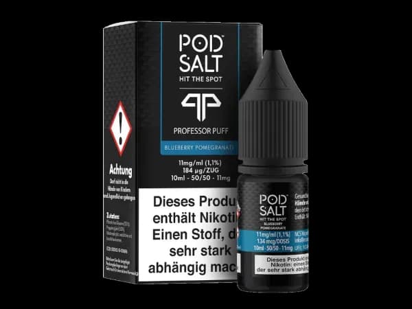 Pod Salt - Blueberry Pomegranate - Nikotinsalz Liquid 20 mg/ml (Packung: 1er Packung / Stärke: 20 mg/ml) (1095,00 EUR / liter)