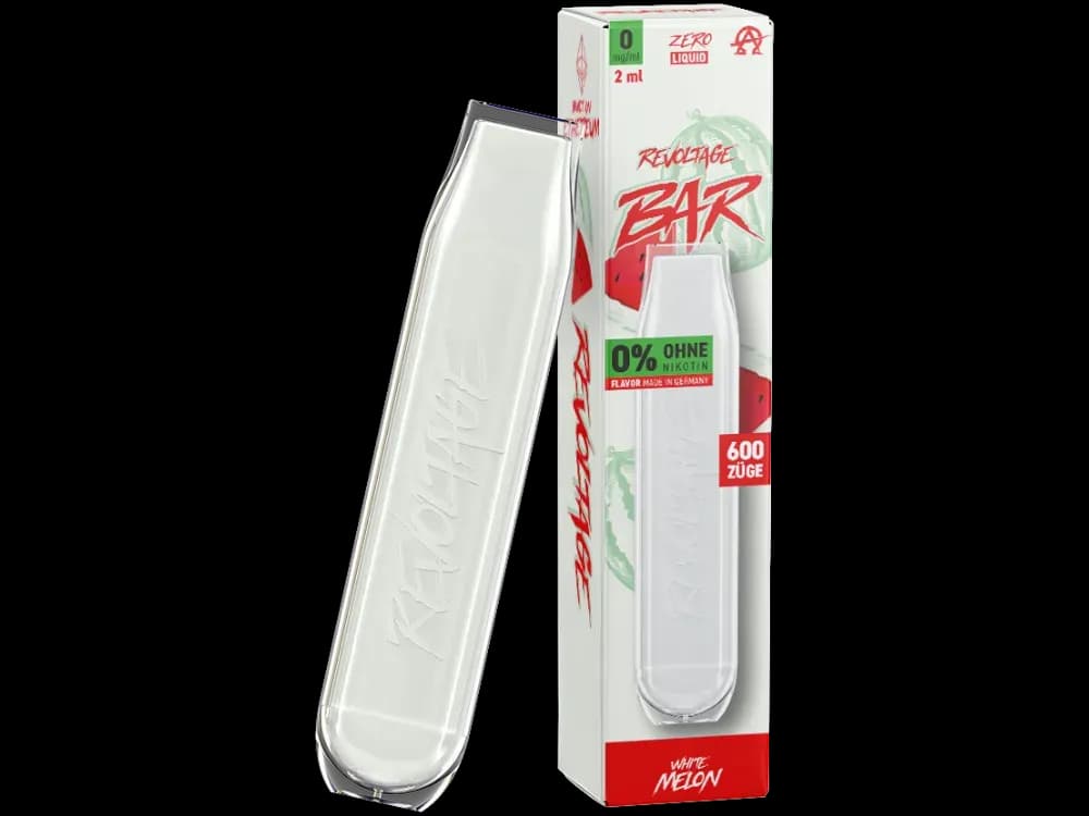 Revoltage Bar Einweg E-Zigarette - Aqua Berries (Packung: 1er Packung / Stärke: 0 mg/ml / Geschmack: White Melon) (4475,00 EUR / liter)