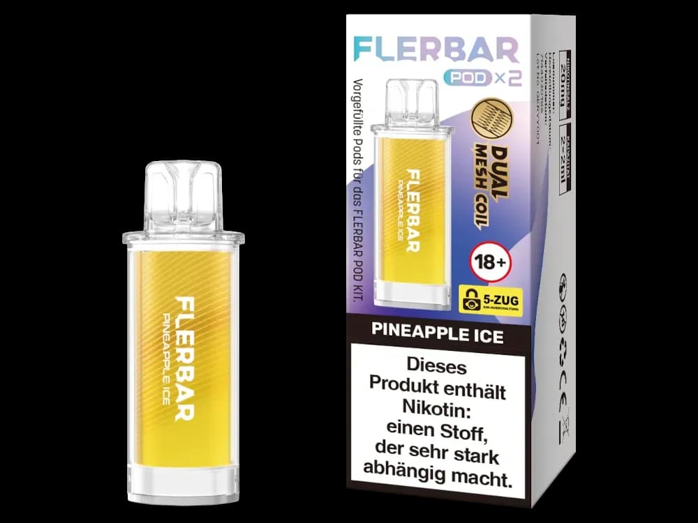 Flerbar - POD (2 Stück pro Packung) (Packung: 1er Packung / Geschmack: Pineapple Ice) (2487,50 EUR / liter)