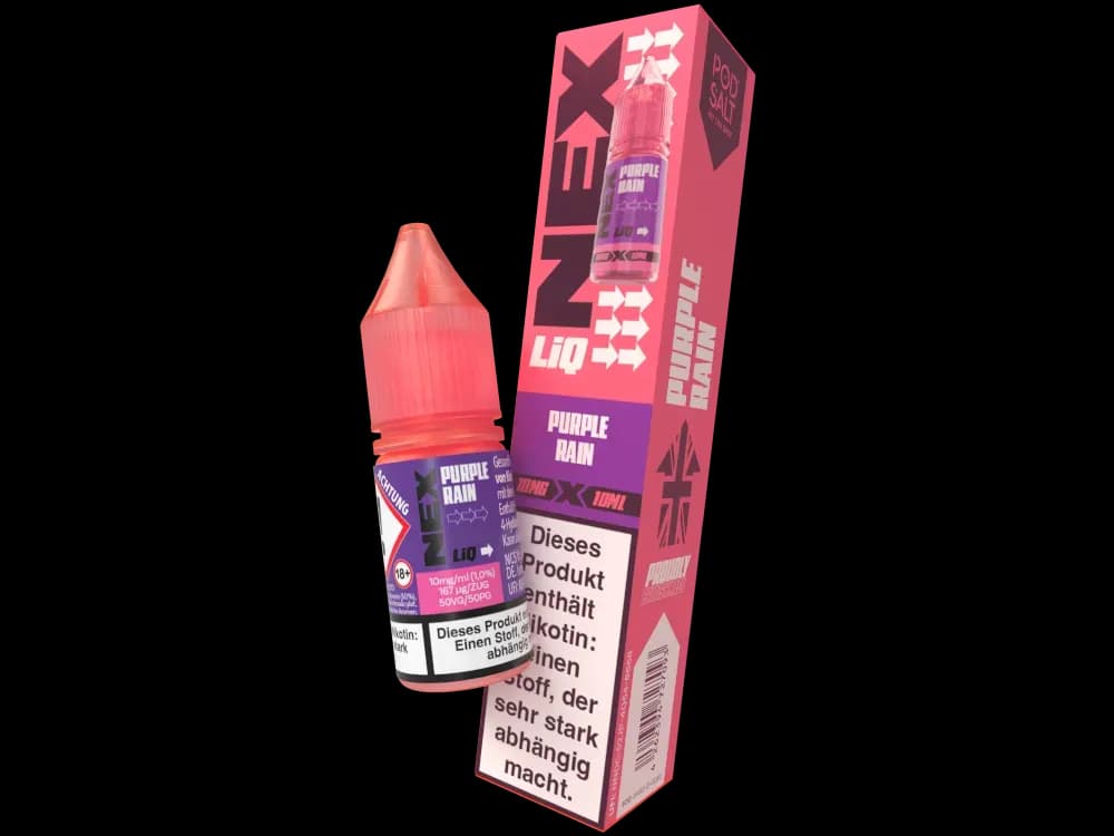 Pod Salt - NexLiq - Nikotinsalz Liquid - Purple Rain (Packung: 1er Packung / Stärke: 10 mg/ml / Geschmack: Purple Rain) (995,00 EUR / liter)