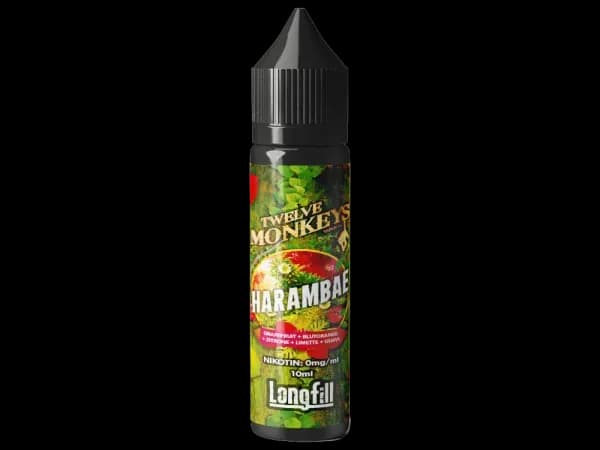 Twelve Monkeys - Longfills 10ml - Harambae (Packung: 1er Packung / Geschmack: Harambae) (1495,00 EUR / liter)