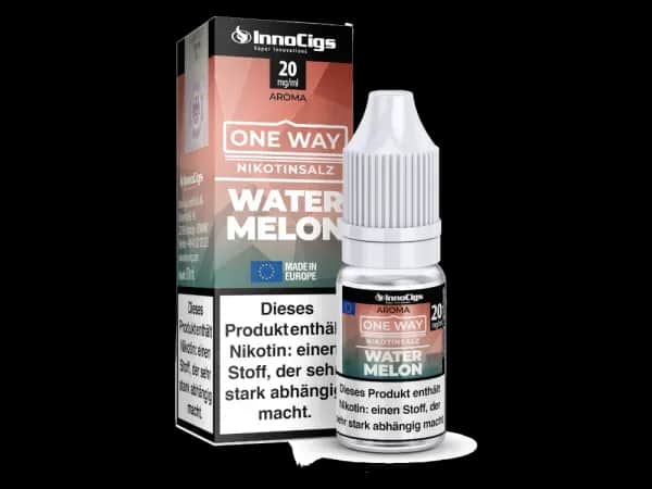 InnoCigs - One Way - Watermelon - Nikotinsalz Liquid (Packung: 1er Packung / Stärke: 0 mg/ml) (895,00 EUR / liter)