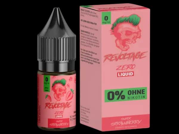 Revoltage - Tobacco Gold - Hybrid Nikotinsalz Liquid - Super Strawberry (Packung: 1er Packung / Stärke: 0 mg/ml / Geschmack: Super Strawberry)...