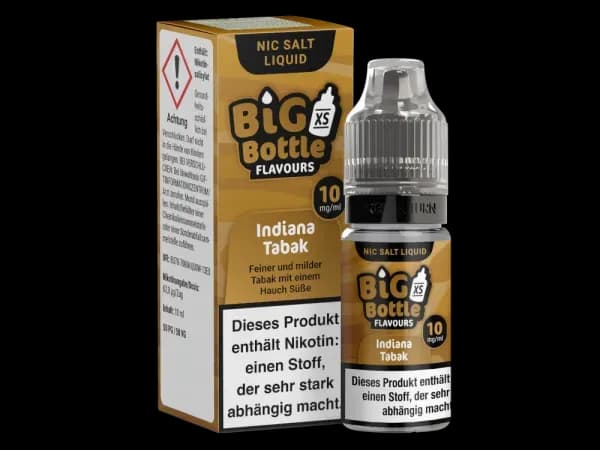 Big Bottle - Indiana Tabak - Nikotinsalz Liquid (Packung: 1er Packung / Stärke: 20 mg/ml) (795,00 EUR / liter)