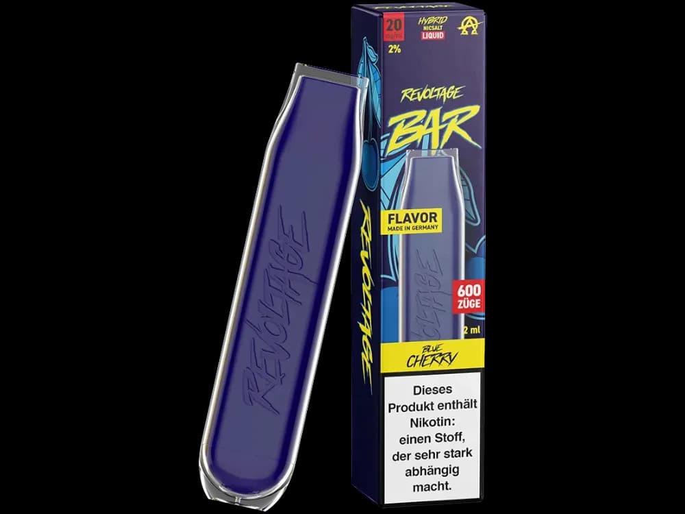 Revoltage Bar Einweg E-Zigarette - Aqua Berries (Packung: 1er Packung / Stärke: 20 mg/ml / Geschmack: Blue Cherry) (4475,00 EUR / liter)