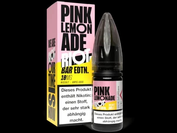 Riot Squad - BAR EDTN. - Nikotinsalz Liquid - Pink Lemonade (Packung: 1er Packung / Stärke: 20 mg/ml / Geschmack: Pink Lemonade) (895,00 EUR / liter)