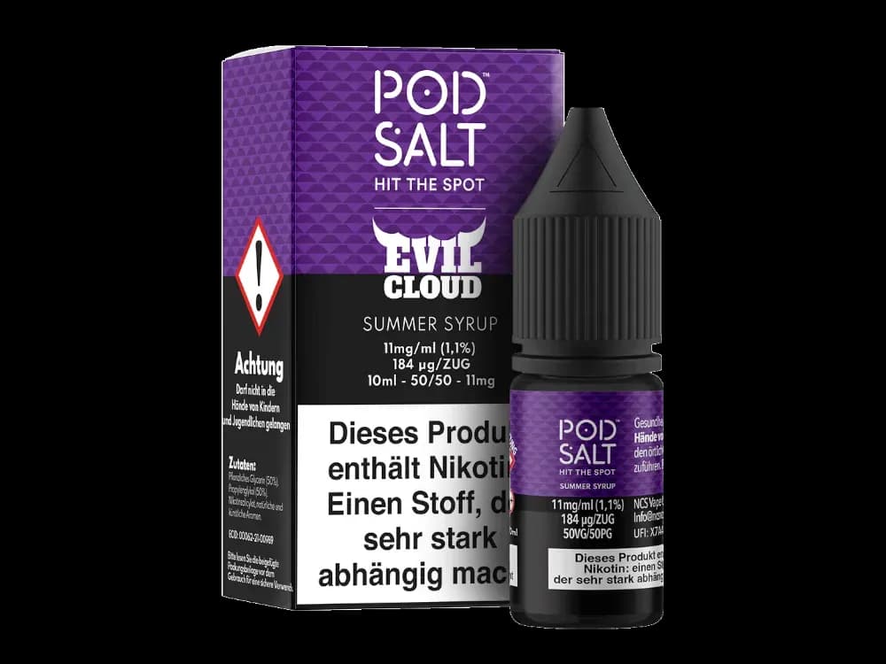 Pod Salt Fusion - Summer Syrup - Nikotinsalz Liquid (Packung: 1er Packung / Stärke: 11 mg/ml) (1095,00 EUR / liter)