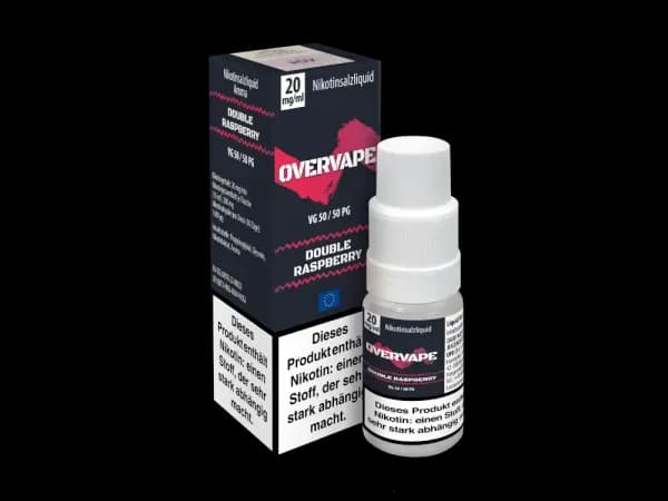Overvape - Nikotinsalz Liquid - Double Raspberry (Packung: 1er Packung / Stärke: 20 mg/ml / Geschmack: Double Raspberry) (695,00 EUR / liter)