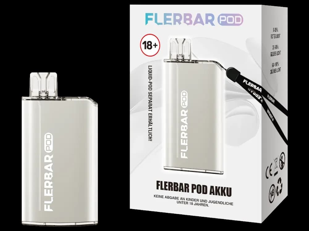 Flerbar - POD Akku 500 mAh (Packung: 1er Packung / Farbe: grau)
