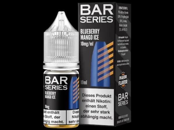 Bar Series - Nikotinsalz Liquid - Blueberry Mango Ice (Packung: 1er Packung / Stärke: 10 mg/ml / Geschmack: Blueberry Mango Ice) (895,00 EUR / liter)