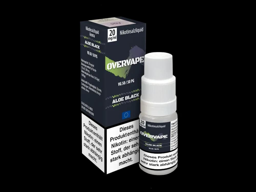 Overvape - Nikotinsalz Liquid - Aloe Black (Packung: 1er Packung / Stärke: 20 mg/ml / Geschmack: Aloe Black) (695,00 EUR / liter)