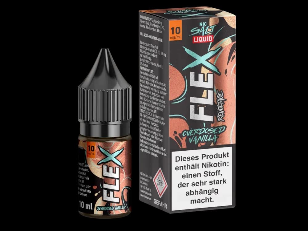 Revoltage - FLEX Nikotinsalz Liquid - Vanilla (Packung: 1er Packung / Stärke: 10 mg/ml / Geschmack: Vanilla) (995,00 EUR / liter)