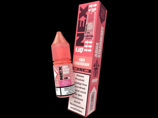 Pod Salt - NexLiq - Nikotinsalz Liquid - Aqua Strawberry (Packung: 1er Packung / Stärke: 20 mg/ml / Geschmack: Aqua Strawberry) (995,00 EUR / liter)