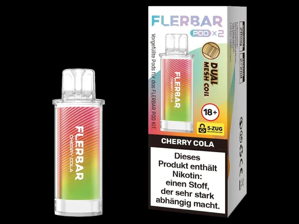 Flerbar - POD (2 Stück pro Packung) (Packung: 1er Packung / Geschmack: Cherry Cola) (2487,50 EUR / liter)