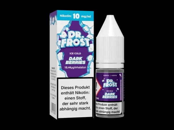 Dr. Frost - Ice Cold - Nikotinsalz Liquid - Dark Berries (Packung: 1er Packung / Stärke: 20 mg/ml / Geschmack: Dark Berries) (895,00 EUR / liter)