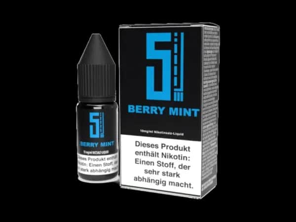5EL - Berry Mint - Nikotinsalz Liquid (Packung: 1er Packung / Stärke: 10 mg/ml) (895,00 EUR / liter)