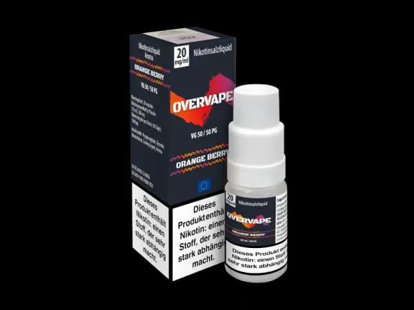 Overvape - Nikotinsalz Liquid - Orange Berry (Packung: 1er Packung / Stärke: 20 mg/ml / Geschmack: Orange Berry) (695,00 EUR / liter)