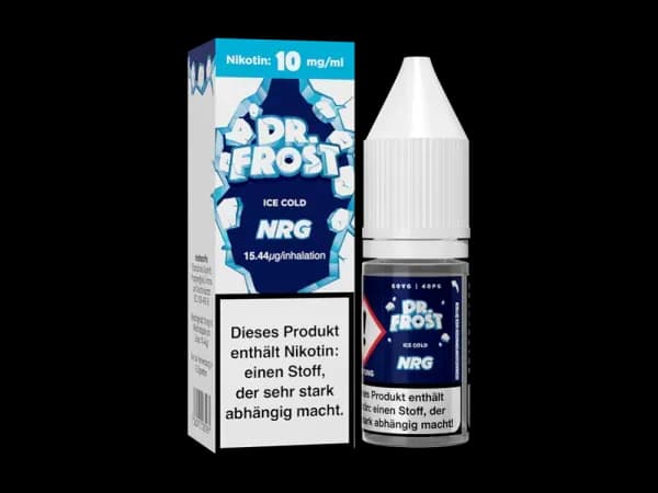 Dr. Frost - Ice Cold - Nikotinsalz Liquid - NRG (Packung: 1er Packung / Stärke: 10 mg/ml / Geschmack: NRG) (895,00 EUR / liter)
