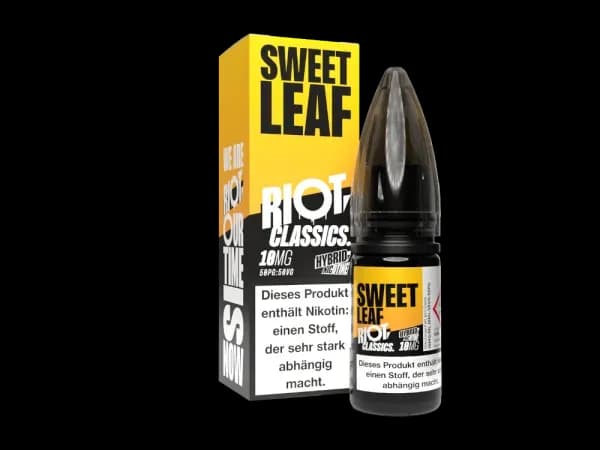 Riot Squad - Classics - Hybrid Nikotinsalz Liquid - Sweet Leaf (Packung: 1er Packung / Stärke: 20 mg/ml / Geschmack: Sweet Leaf) (895,00 EUR / liter)